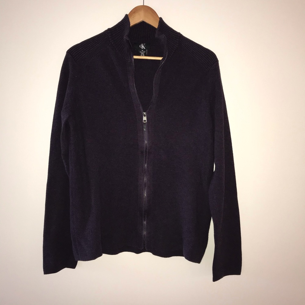 Calvin Klein zip up sweater